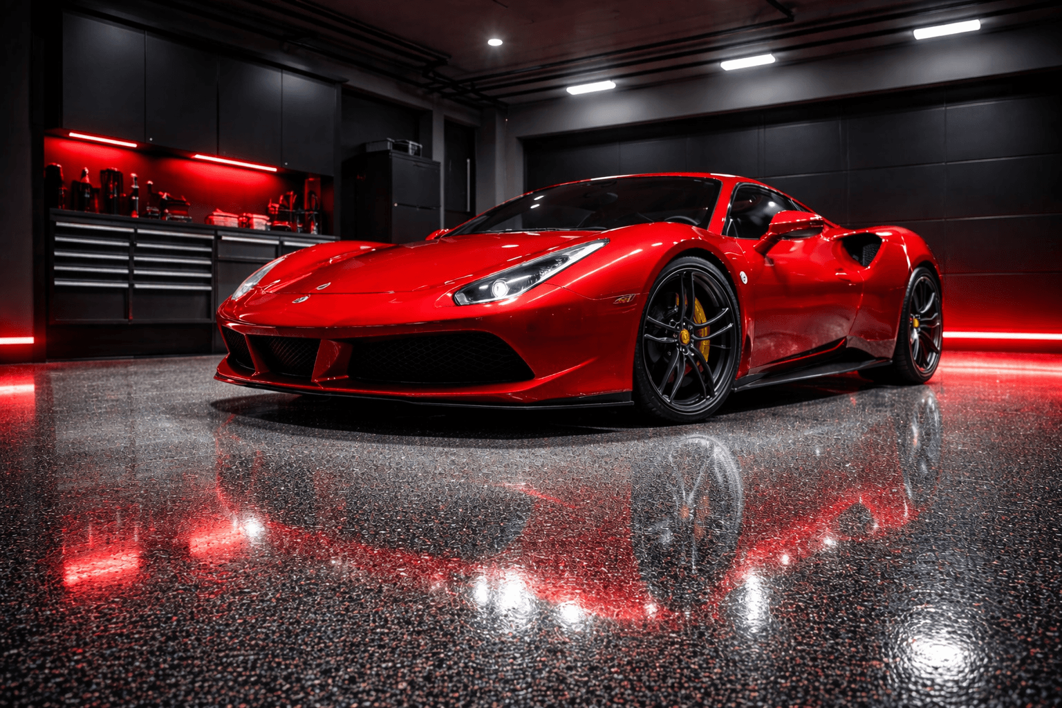 Époxy garage Montréal, Rive-Sud & Laval — Garage Express